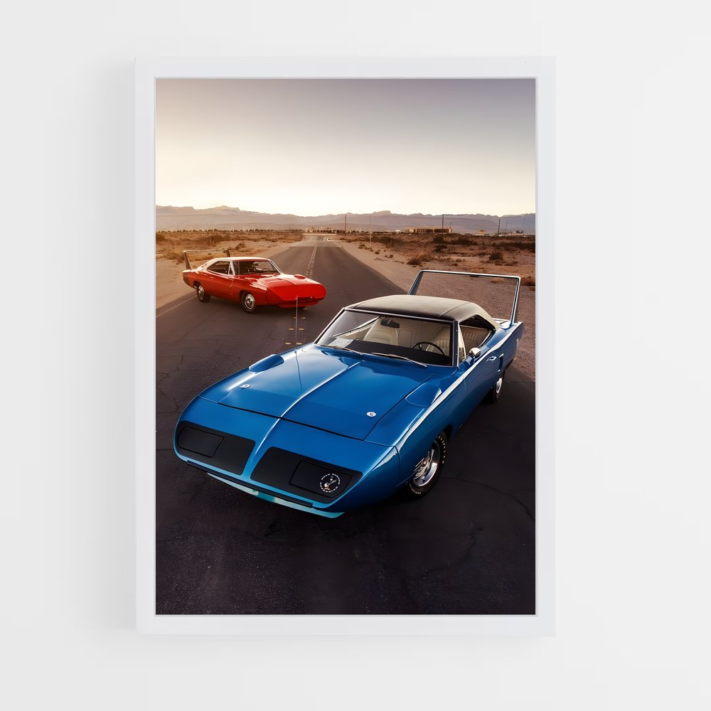 Poster Charger de daytona – affiche Dodge (vue 3)